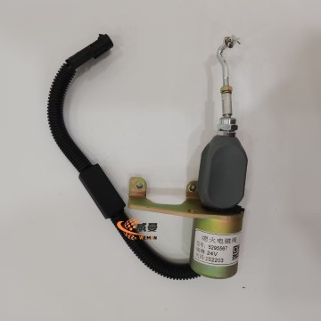 5295567  0.95kg Suitable for excavator accessories with flameout switch 3991625Cummins 6BT flameout solenoid valve flameout SA-4257-24 parts